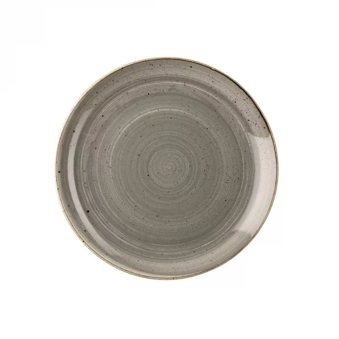 Churchill Stonecast Coupe Plates Grey 288mm (Pack of 12) - Image 1