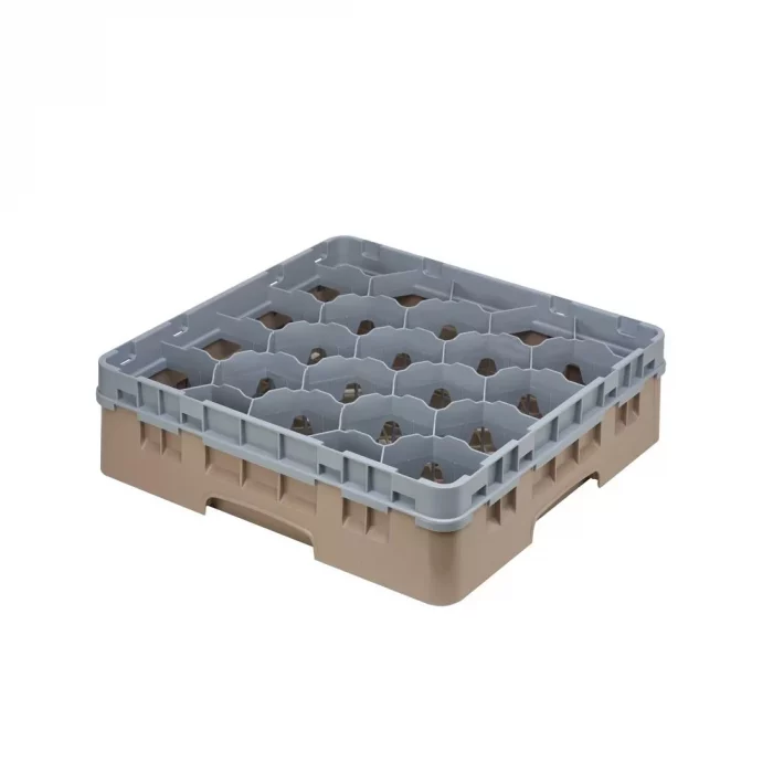 Cambro Camrack Beige 20 Compartments Max Glass Height 279mm - Image 1
