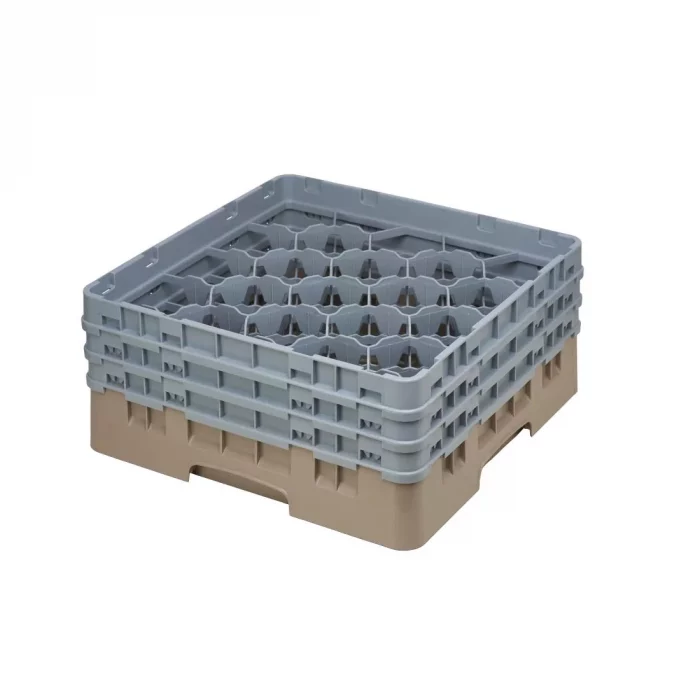Cambro Camrack Beige 20 Compartments Max Glass Height 279mm - Image 1