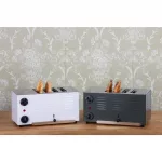 Rowlett Regent 4 Slot Toaster Quartz Grey with 2x Additional Elements - Image 4