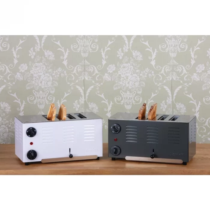 Rowlett Regent 4 Slot Toaster Quartz Grey with 2x Additional Elements - Image 4