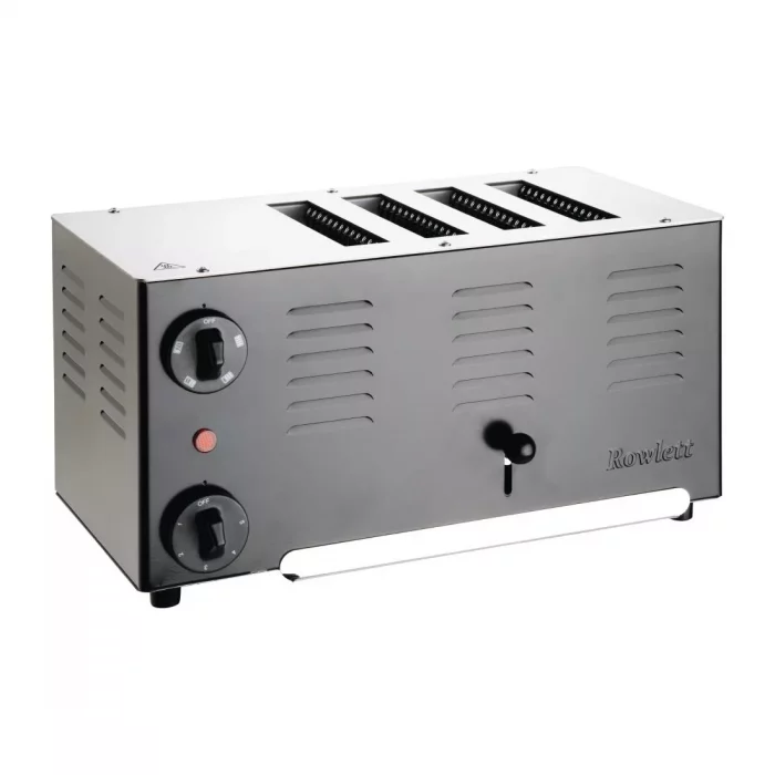 Rowlett Regent 4 Slot Toaster Quartz Grey with 2x Additional Elements - Image 1