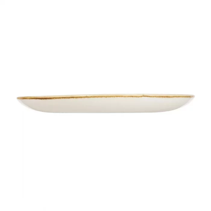Churchill Studio Prints Homespun Charcoal Black Coupe Plate 260mm - Image 2