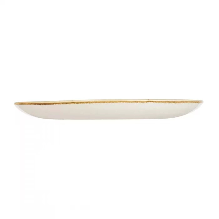 Churchill Studio Prints Homespun Stone Grey Coupe Plate 288mm (Pack of 12) - Image 2