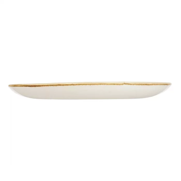 Churchill Studio Prints Homespun Stone Grey Coupe Plate 260mm (Pack of 12) - Image 2