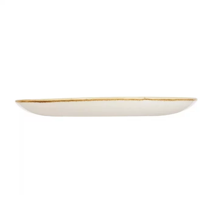 Churchill Studio Prints Homespun Stone Grey Coupe Plate 217mm (Pack of 12) - Image 2