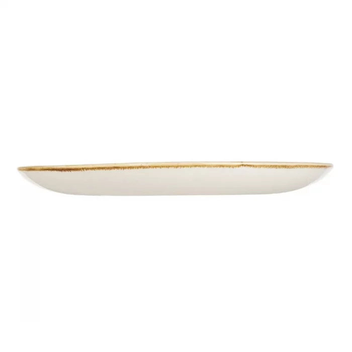 Churchill Studio Prints Homespun Stone Grey Coupe Plate 165mm (Pack of 12) - Image 2