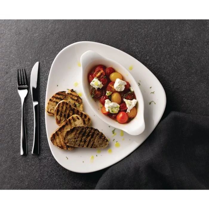 Churchill Lotus Triangular Plates White 350mm (Pack of 6) - Image 3