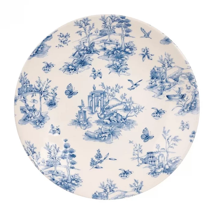 Churchill Vintage Prints Deep Coupe Plates Prague Toile 281mm (Pack of 12) - Image 1
