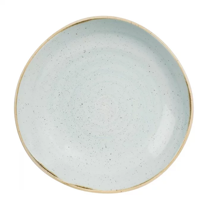 Churchill Stonecast Trace Bowls Duck Egg Blue 253mm (Pack of 12) - Image 1