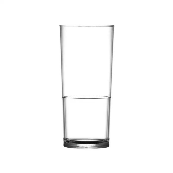 BBP Polycarbonate Hi Ball In2Stax Glasses Pint (Pack of 48) - Image 1