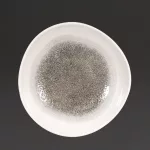 Churchill Studio Prints Raku Trace Round Bowl Quartz Black 253mm (Pack of 12)