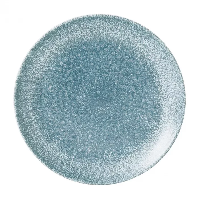 Churchill Studio Prints Raku Round Plate Topaz Blue 165mm (Pack of 12) - Image 1