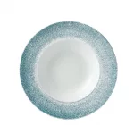 Churchill Studio Prints Raku Wide Rim Bowl Topaz Blue 240mm (Pack of 12)