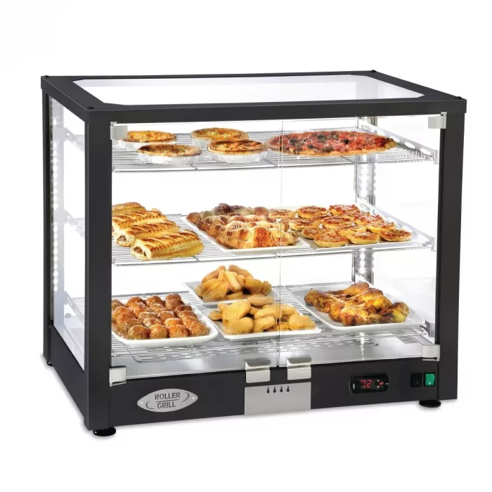 Roller Grill Heated 3 Shelf Display Cabinet WD780 DN - Image 1