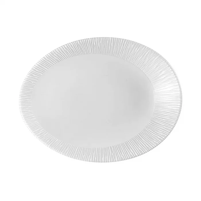 Churchill Bamboo Oval Plate 203 x 152mm (Pack of 12) - Image 1