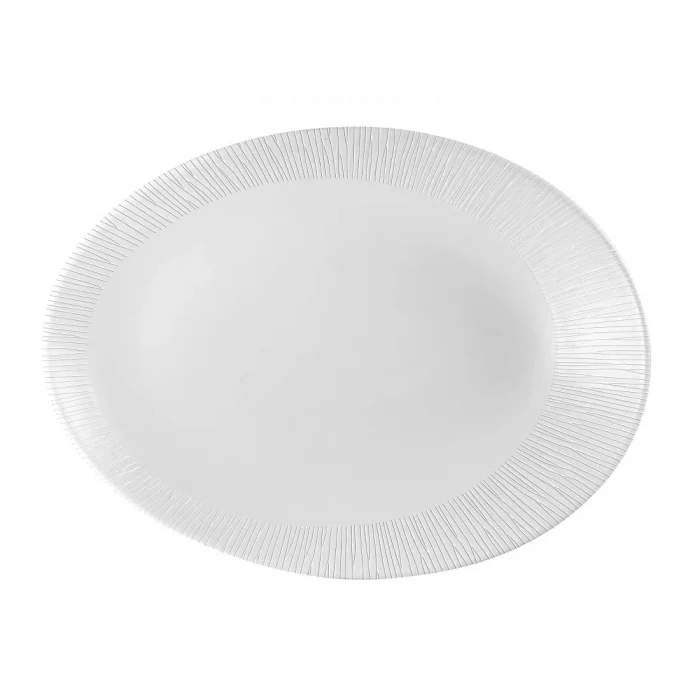 Churchill Bamboo Oval Plate 247 x 190mm (Pack of 12) - Image 1