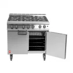 Falcon 6 Burner Dominator Plus Oven Range G3101 Propane Gas with Castors - Image 5
