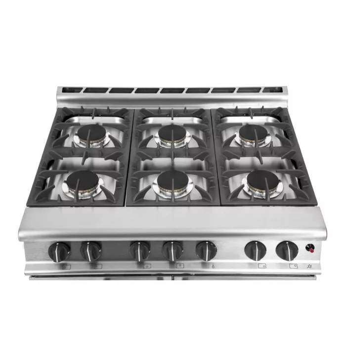 Falcon 6 Burner Dominator Plus Oven Range G3101 Propane Gas with Castors - Image 8