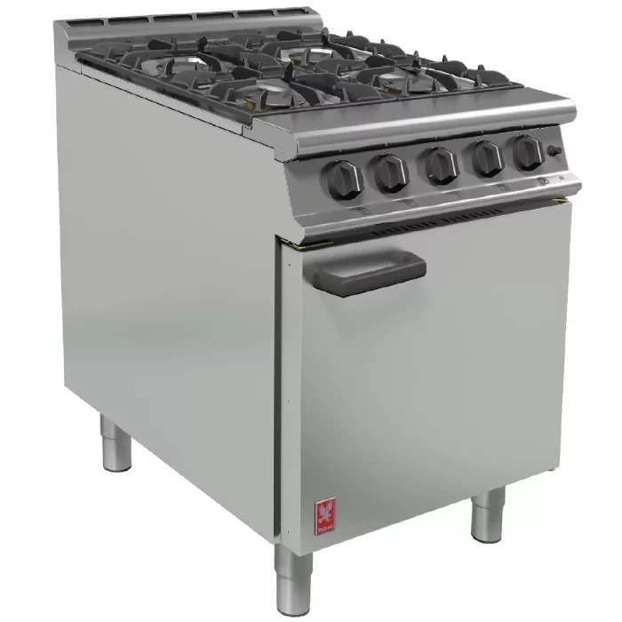Falcon 4 Burner Dominator Plus Oven Range G3161 Propane Gas with Feet - Image 1