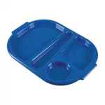 Olympia Kristallon Small Polycarbonate Compartment Food Trays Blue 321mm - Image 5