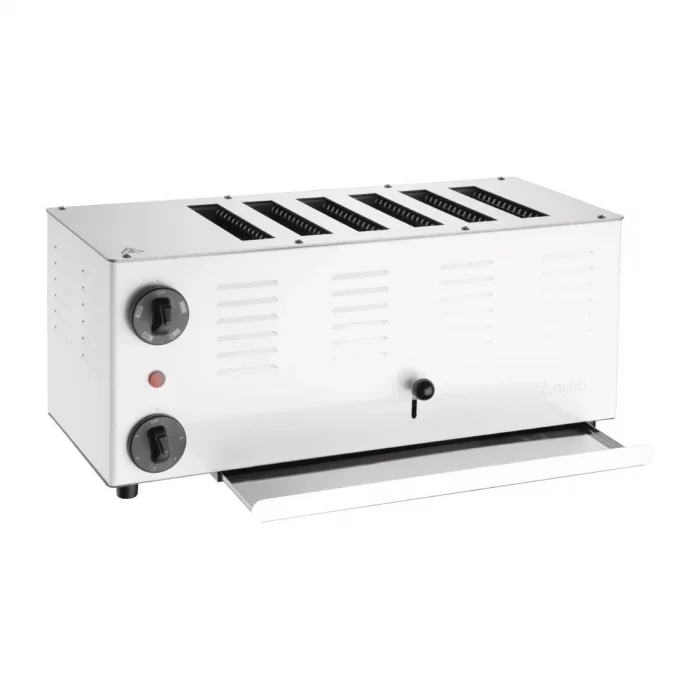 Rowlett Regent 6 Slot Toaster White with 2x Additional Elements - Image 8