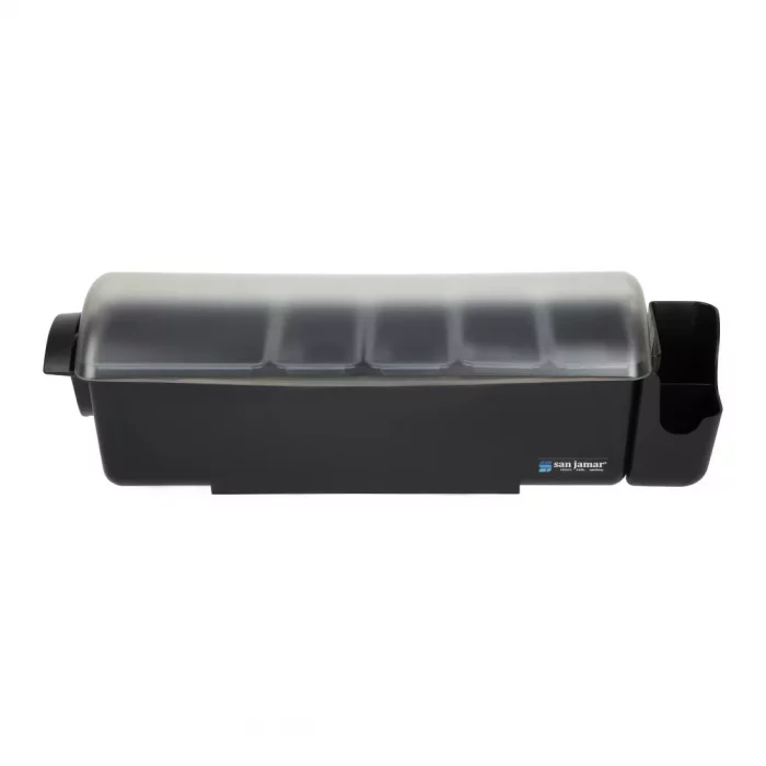 San Jamar Dome Condiment Dispenser 5 Tray - Image 1