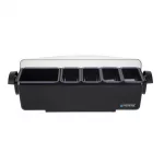 San Jamar Dome Condiment Dispenser 5 Tray - Image 4