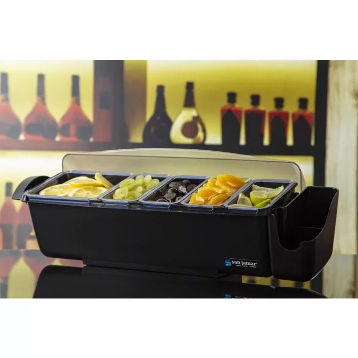San Jamar Dome Condiment Dispenser 5 Tray - Image 9