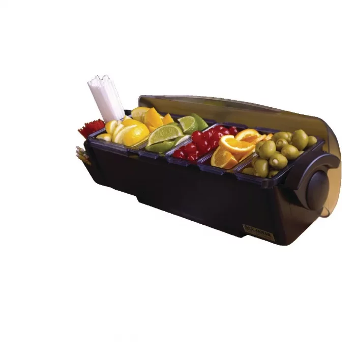 San Jamar Dome Condiment Dispenser 5 Tray - Image 10