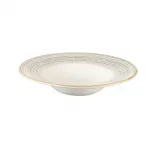 Churchill Studio Prints Homespun Stone Grey Wide Rim Bowl 280mm (Pack of 12) - Image 2