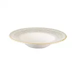 Churchill Studio Prints Homespun Stone Grey Wide Rim Bowl 240mm (Pack of 12) - Image 2