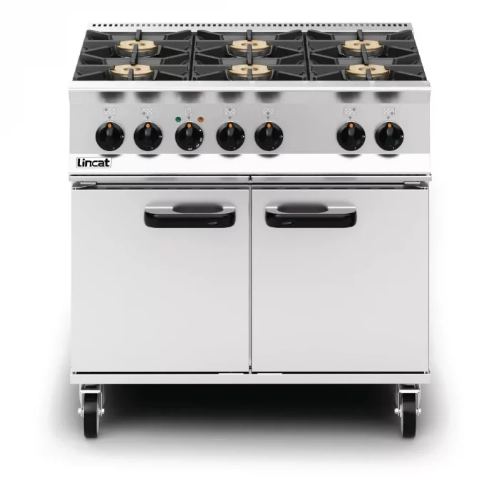 Lincat Opus 800 Propane Gas 6 Burner Dual Fuel Oven Range OD8007/P - Image 3