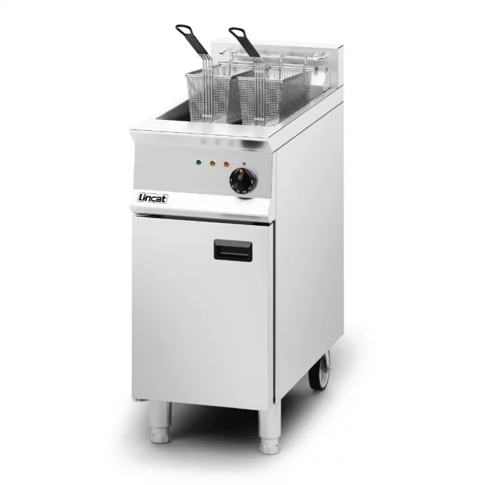 Lincat Opus 800 Single Tank Twin Basket Free Standing Electric Fryer OE8114 - Image 2