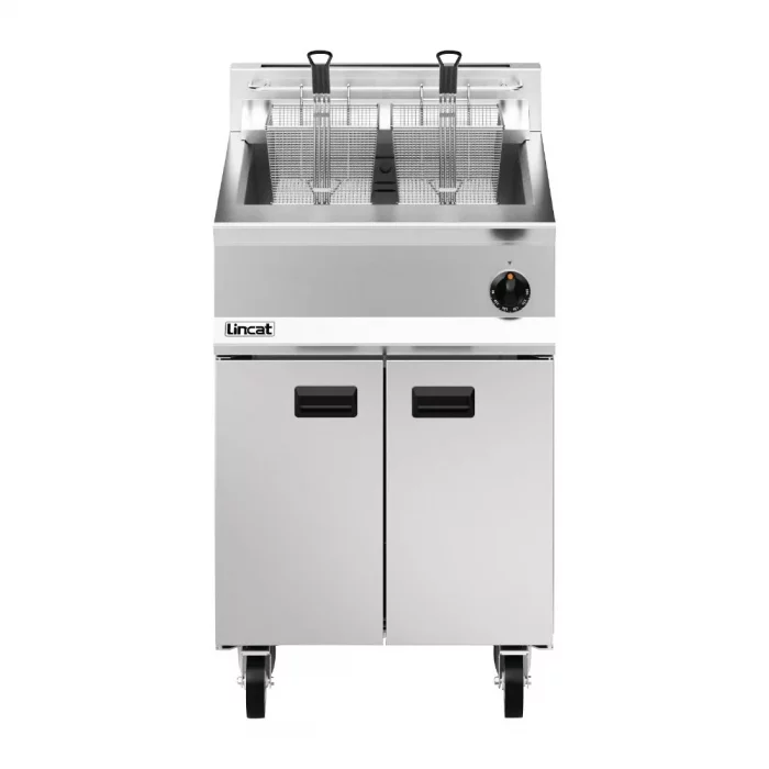 Lincat Opus 800 Single Tank Twin Basket Free Standing Natural Gas Fryer 600mm OG8107 - Image 3