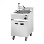 Lincat Opus 800 Single Tank Twin Basket Free Standing Natural Gas Filtration Fryer OG8107/OP - Image 2