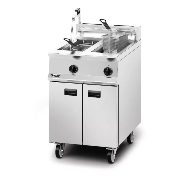 Lincat Opus 800 Twin Tank Twin Basket Free Standing Propane Gas Filtration Fryer OG8111/OP - Image 2