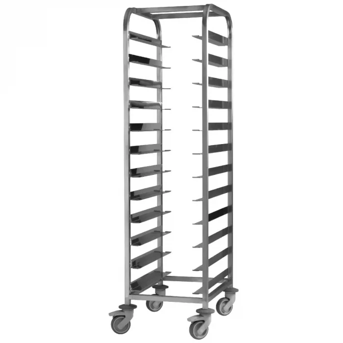 EAIS Stainless Steel Clearing Trolley 12 Shelves - Image 1