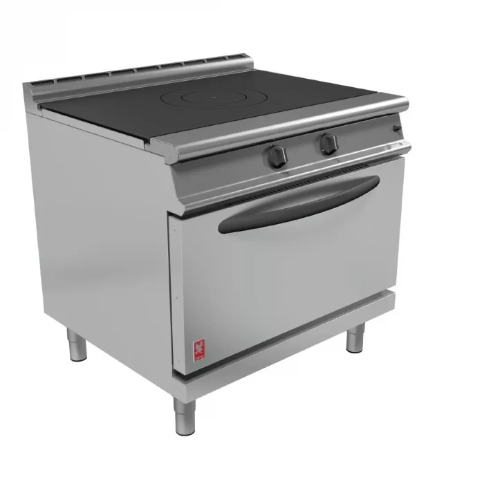 Falcon Dominator Plus Solid Top Natural Gas Oven Range G3107D with Feet - Image 1