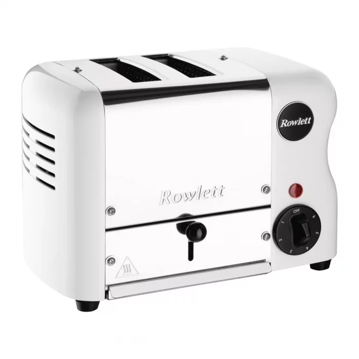 Rowlett Esprit 2 Slot Toaster White w/ 2 Additional Elements & Sandwich Cage - Image 1