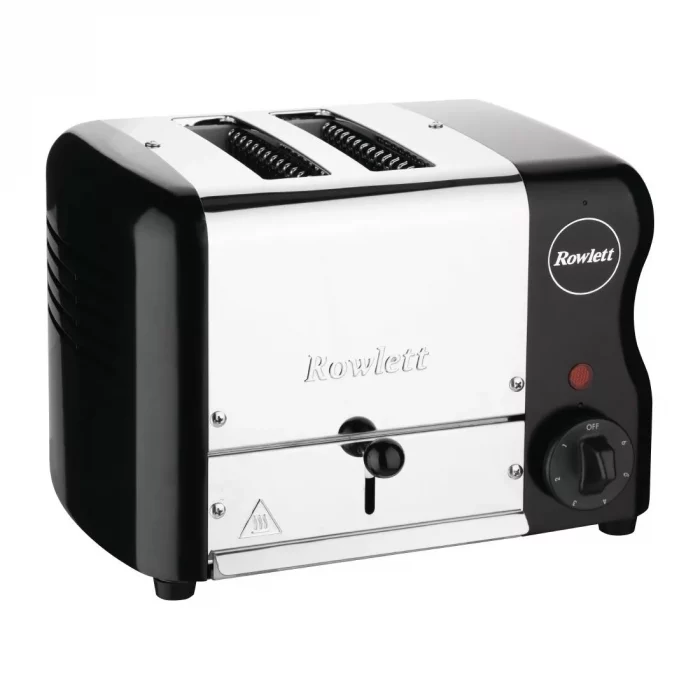 Rowlett Esprit 2 Slot Toaster Jet Black w/2 Additional Elements & Sandwich Cage - Image 1