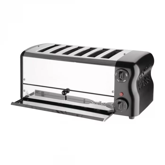 Rowlett Esprit 6 Slot Toaster Jet Black w/2x Additional Elements & Sandwich Cage - Image 8