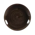 Churchill Stonecast Patina Coupe Plates Black 165mm (Pack of 12)