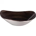 Churchill Stonecast Patina Triangular Bowls Black 235mm (Pack of 12)