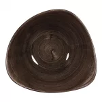 Churchill Stonecast Patina Triangular Bowls Black 235mm (Pack of 12) - Image 2