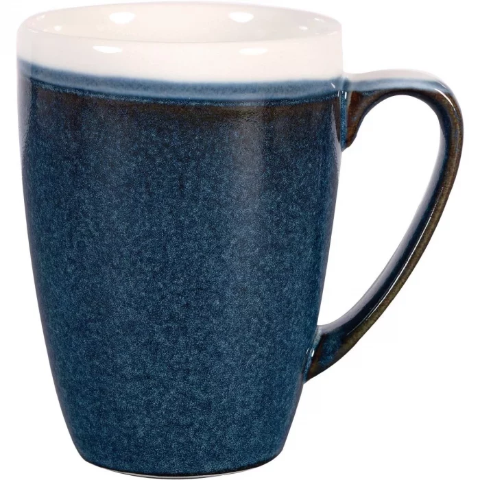 Churchill Monochrome Profile Mug Sapphire Blue 340ml (Pack of 12) - Image 1