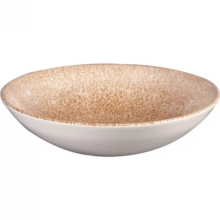 Churchill Studio Prints Raku Coupe Bowl Garnet Orange 182mm (Pack of 12) - Image 2