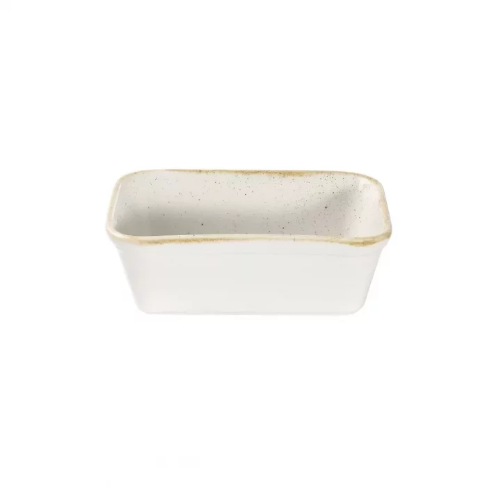 Churchill Stonecast Deep Rectangular Dishes Barley White 160mm (Pack of 12) - Image 3