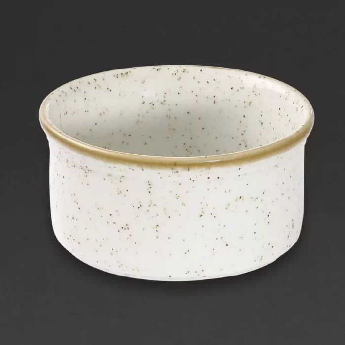 Churchill Stonecast Ramekins Barley White 90mm (Pack of 24) - Image 1