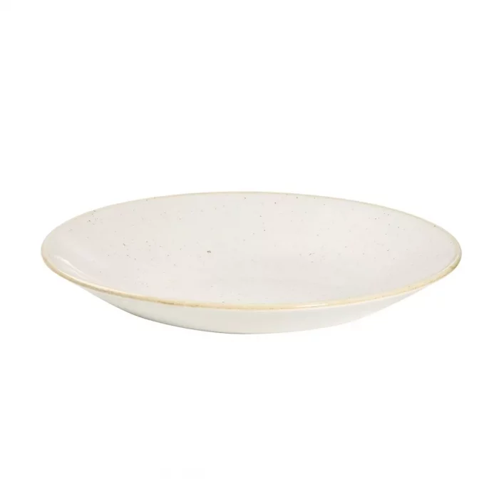 Churchill Stonecast Deep Coupe Plates Barley White 240mm (Pack of 12) - Image 3